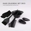 Kit de Herramientas para Tinte de Cabello Suministros de Peluquería de Aceite Caliente Kit Desechable Guantes Delantal Peine para Teñir Juego Completo Transfronterizo
