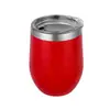 Taza para Huevo Transfronteriza de 12 oz con Aislamiento de Doble Capa de Acero Inoxidable 304, Copa de Vino en Forma de U, Taza Portátil con Forma de Huevo, Venta al por Mayor