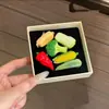 Pinza de cocodrilo mini de verdura simulada divertida y peculiar, pinza para el pelo de niña de dibujos animados para el flequillo, pinza para el pelo personalizada linda con temática de comida