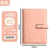 Cuaderno A5 con Logo Personalizado, Páginas Gruesas Rayadas, Cubierta de Cuero, Bloc de Notas para Oficina de Negocios, Cuaderno de Gran Capacidad, Venta al por Mayor de Fábrica