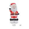 Nuevo Papá Noel de Base de Pie Sobredimensionada Árbol de Navidad Globo de Película de Aluminio Decoración de Nochebuena