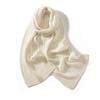Cachecol de Cashmere Feminino Cor Sólida Proteção de Pescoço Torcida Quente Moda Cachecol Longo Tricotado Espesso Simples Versátil