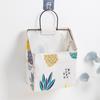 Bolsa de almacenamiento para colgar en la pared, de tela de lino y algodón, para artículos diversos, para libros, para colgar en la pared, para puerta trasera, pequeña bolsa de tela