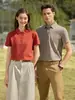 Polo de verano para negocios personalizado ropa corporativa de trabajo solapa bordada nueva moda casual camiseta de manga corta antibacteriana