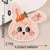Parche Bordado de Animales Lindos Autoadhesivo Original para Toalla Accesorios Decorativos para Ropa Parche para Funda de Teléfono Parche de Tela