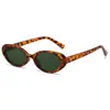 Gafas de Sol Retro Ovaladas de Marco Pequeño con Personalidad de Venta Caliente Transfronteriza Artículo Popular de Celebridad de Internet Xi Yin Europeas y Americanas Amazon