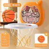Aro de Basquete Infantil para Venda por Atacado Suspenso Interno Dobrável Suporte de Basquete Brinquedo Interativo Pai-Filho Instalação sem Furos