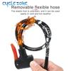 Bomba de Aire de Pedal para Bicicleta con Manómetro Bomba de Alta Presión Inflador de Aire para Neumáticos Universal Bicicleta MTB Hogar Inflador de Pedal Accesorios