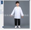 Batas blancas infantiles transfronterizas, disfraces, doctores, enfermeras, guarderías, roles, ropa de actuación, mangas largas blancas, venta al por mayor
