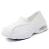 Suministrados directamente por el fabricante, zapatos tipo slip-on para enfermeras para mujer, antideslizantes, con amortiguación de aire y suela suave, cómodos para estar de pie mucho tiempo, especialmente diseñados para hospitales