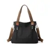 Bolsa casual artística para mulheres 2025 nova moda bolsa transversal versátil grande capacidade bolsa de lona feminina bolsa de ombro casual