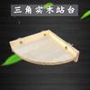 Plataforma Plataforma Plataforma para Budderskin Loro Pájaro Plataforma Bage Xuan Feng Hámster Totoro Madera Maciza Soporte Triangular Suministros para Pájaros