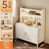 Prateleira de armazenamento para cozinha, aparador multicamadas, armário de armazenamento multifuncional, armário de armazenamento para micro-ondas de grande capacidade, armário de armazenamento doméstico