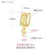 Hebilla colgante hebilla de oro de 18K accesorios diy hebilla colgante de jade hebilla de plata hebilla de seguridad soporte para colgante clip universal