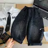 Jeans para Niños Muye Colección Otoño Nueva Ropa Huzhou Zhili Ropa Infantil Niños y Niñas Estilo Coreano Moda con Pedrería Pantalones Largos