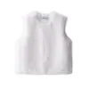 Para Aliexpress Exportación Transfronteriza Popular Venta al por Mayor Estilo Europeo y Americano Chaleco Sencillo y Versátil Efecto Piel Sintética
