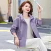 Conjunto de Otoño para Mamá 2026 Nuevo Elegante y Moderno Gabardina para Mujeres de Mediana Edad 50 Años, Chaqueta con Cuello de Solapa
