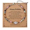 Pulsera de Piedra Nueva Europea y Americana Pulsera de Piedra Natural Moda Pulsera de Perlas Regalo de Cumpleaños para Amigo Familia Estudiante Joyería Mujer