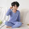 Conjunto de Roupas de Outono para Crianças, Roupa Íntima Térmica de Lã e Seda para Meninos e Meninas, Conjunto de Roupa Íntima Quente de Inverno para Crianças Pequenas, Adolescentes e Alunos do Ensino Fundamental