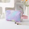Bolsa de Almacenamiento para Cosméticos de Viaje, Neceser Portátil de Algodón Suave de Alta Gama, Neceser Impermeable para Mujer, Gran Capacidad