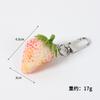 Simulação Morango Melancia Maçã Laranja Banana lichia chaveiro pingente simulação criativa frutas mochila enfeites