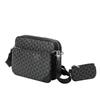 Conjunto Fashion de Três Peças Bolsa Masculina Estampada Estilo Coreano 2026 Novo Modelo Fácil de Combinar Retro Crossbody Messenger Pequena Quadrada de Ombro Tendência