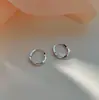 Pendientes de Círculo Irregular de Diseño de Nicho de Moda para Mujer, Pendientes de Botón Geométricos Lisos de Lujo Ligero, Accesorios Versátiles para Pendientes
