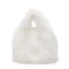 Envío directo disponible: Nuevo bolso de mano de felpa para mujer, un bolso tote peludo elegante y lujoso