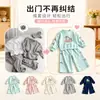 Conjunto de Sudadera de Dibujos Animados para Niñas 2026 Primavera Nuevo de Moda Lindo Sudadera con Lazo y Pantalones Deportivos Conjunto Casual de Dos Piezas
