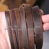Venta Directa de Fábrica DIY Cordón de Cuero Hecho a Mano Marrón Banda de Cuero de Flor Entera Crazy Horse Pulsera de Cuero Genuino Materiales para Joyería