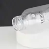 Botella Pet Transparente Personalizada de 80 ml con Punta Gotero, Botella Dispensadora de Líquido Original, Botella Redonda para Aceite Esencial, Botella para Esencia de Loción