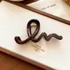 Pinza para el Cabello Vintage de Onda para Mujer 2026 Nuevo Estilo Pinza de Alta Gama para la Parte Trasera de la Cabeza Pinza Grande para Cabello Grueso Pinza de Tiburón Accesorio para el Cabello