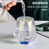 Vaso de Vidrio Transparente de Colores Resistente al Calor, Alto Valor Estético para Uso en el Hogar, Adecuado para Jugos y Bebidas, Vaso para Beber Resistente a Altas Temperaturas