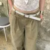 Cinturón Tejido de Nicho Y2K para Mujer, Cinturón Retro sin Hebilla para Jeans y Pantalones Casuales, Accesorio Versátil de Moda para la Cintura