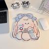 Alfombrilla de ratón de silicona con dibujos animados, antideslizante, para muñeca, funda antitendón, con forma especial, para teclado, reposamanos y reposamuñecas
