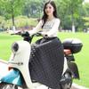 Manta eléctrica para parabrisas de coche de otoño e invierno, rodilleras térmicas para motociclismo y ciclismo, falda gruesa forrada de polar, falda cortavientos, protección contra el frío para hombres y mujeres