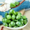 Ajo crujiente Laba ajo verde ajo dulce ajo encurtido en vinagre pepinillos encurtidos especialidad de Shandong ajo 250g una generación de cabello