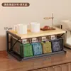 Estante de almacenamiento de escritorio para cafetera, juego de té, portavasos, especias de cocina, bocadillos, escritorio de oficina, almacenamiento multicapa universal tipo cajón