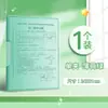 Suporte de Papel de Teste de Haste Dupla Kuailiwen, Clipe de Haste de Puxar Duplo Giratório, Pasta de Armazenamento de Papel de Teste Específica para Estudantes, Pasta de Documentos