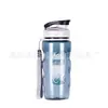 Botella de agua de plástico con cordón Taza de agua para bicicleta Botella de agua para bicicleta de montaña deportiva de PC Botella de agua portátil para exteriores