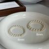 Pulsera de Plata de Ley S925 Perla Shijia Zhengyuan Moda Lujo Ligero Nicho Elegante Francés Pulsera de Perlas Imitación de Alta Gama