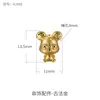 Accesorios de Cuerda para Pulsera y Collar con Cuentas de Arena Dorada de Dibujos Animados Oso Qiqi Cuerda Hecho a Mano diy Cuentas de Dibujos Animados