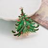 Z1236 Broche Europeu e Americano Mais Vendido Broche de Guirlanda de Natal Broche Corsage Papai Noel Broche de Árvore de Natal Atacado