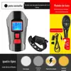 Nova luz de bicicleta para andar à noite, lanterna de passeio, farol de luz forte, à prova d'água, recarregável por usb, com relógio de código de buzina