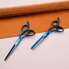Cabeleireiro Tesouras de Cabeleireiro de Aço Inoxidável Cor Arco-Íris Dourado Azul Roxo Tesouras Planas Tesouras Desbastadoras Tesouras de Corte de Cabelo Fornecimento Direto do Fabricante