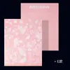 Papel Embalagem Artístico Espesso Papel Mármore Siciliano Papel Kraft Papel para Buquê Embalagem de Flores Artificiais Atacado