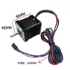 Motor Paso a Paso 42 17HS19-2004S1 0.5N.m/2A 4 hilos / Piezas para Impresora 3D Motor Shenglong