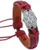 Moda Europeia e Americana Tendência Personalizado Feito à Mão Pulseiras de Couro Trançado Simples Criativo Novos Acessórios de Moda Joias para Mãos