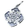 Plata de Ley S925 Marca Fu Ruyi Cuentas de Barril Hechas a Mano Cuentas Espaciadoras Accesorios de Plata de Ley Material para Pulseras y Collares Hechos a Mano DIY