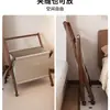 Cabide de Chão para Roupas, Cabide de Madeira Maciça para Quarto, Cabide Temporário ao Lado da Cama para Pessoas Preguiçosas para Uso Noturno